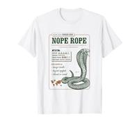 Know Your Nope Rope (AKA Snake) Funny Snake T-Shirt