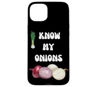 KNOW YOUR ONIONS SLOGAN ONION DESIGN Case for iPhone 15 Plus