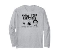 Know Your PARASITES Resist Funny Trump Meme Long Sleeve T-Shirt