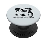 KNOW YOUR PARASITES RESIST Funny Trump Meme PopSockets Adhesive PopGrip