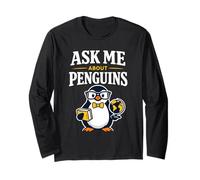 Know Your Penguins Penguin Species Biology Science Animal Long Sleeve T-Shirt