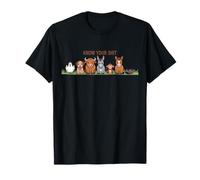 Know Your Shit Funny Farm Animals Word Joke Design T-Shirt