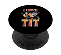 Know Your Tits Bird Chart Design PopSockets Adhesive PopGrip