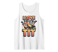 Know Your Tits Bird Chart Design Tank Top