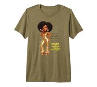 Know Your Worth Confident Powerful Unstoppable Afro Queen Premium T-Shirt