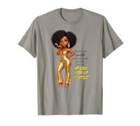 Know Your Worth Confident Powerful Unstoppable Afro Queen T-Shirt