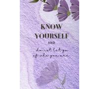 Know yourself and do not let go: Libreta de rayas - Journal