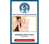 KNOWING GOD'S VOICE for students