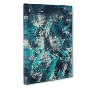 Knowing Why in Abstract Canvas Print for Living Room Bedroom Home Office Décor, Wall Art Picture Ready to Hang, 30 x 20 Inch (76 x 50 cm)