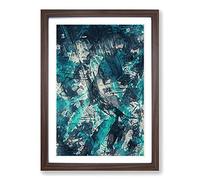 Knowing Why in Abstract Framed Print | A2 Walnut Framed Wall Art | Ready to Hang | Abstract Fantasy Picture | Living Room Bedroom Lounge Office
