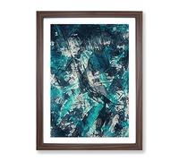 Knowing Why In Abstract Modern Framed Print | A2 Walnut Framed Wall Art | Ready to Hang | Abstract Fantasy Picture | Living Room Bedroom Lounge Office