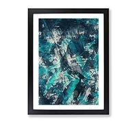 Knowing Why In Abstract Modern Framed Wall Art Print, Ready to Hang Picture for Living Room Bedroom Home Office Décor, Black A2 (64 x 46 cm)
