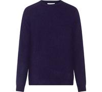 Knowledge Cotton Apparel - Lamb's wool Jumper - Lambswool Crew Neck Total Eclipse for Men in Wool - Size M - Navy Navy M