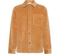 Knowledge Cotton Apparel - Men's corduroy overshirt - Organic Cotton Corduroy Overshirt Apple Cinnamon for Men - Size M - Brown Brown M