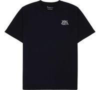 Knowledge Cotton Apparel - Organic cotton T-shirt - Regenerative Organic Cotton Chest Embroidery T-Shirt Night Sky for Men - Size L - Navy Navy L