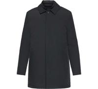 Knowledge Cotton Apparel - Waterproof Parka with detachable waistcoat - Climate Shell Carcoat Jacket Black Jet for Men in Softshell - Size L Black L