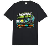 Knowledge Evolution Brain Development Learning Comfort Colors Adult Heavyweight T-Shirt
