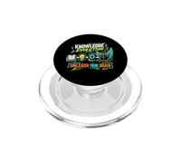 Knowledge Evolution Brain Development Learning PopSockets PopGrip for MagSafe