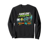 Knowledge Evolution Brain Development Learning Sweatshirt