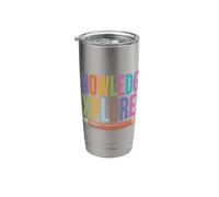 Knowledge Explorer Back to School Students Teacher Professor Stainless Steel Insulated Tumbler