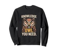 Knowledge Is Owl You Need Insight Sweatshirt