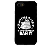 Knowledge Is Power - Book Club Librarian Read Banned Books Case for iPhone SE (2020) / 7/8
