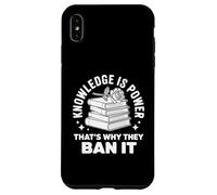 Knowledge Is Power - Book Club Librarian Read Banned Books Case for iPhone XS Max