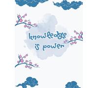Knowledge Is Power - Writing Journal: 90 GSM, Ruled, Paperback.