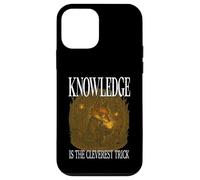 KNOWLEDGE IS THE CLEVEREST TRICK smart Fox reading bookworm Case for iPhone 12 mini