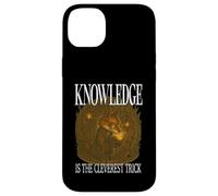 KNOWLEDGE IS THE CLEVEREST TRICK smart Fox reading bookworm Case for iPhone 14 Plus