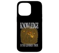 KNOWLEDGE IS THE CLEVEREST TRICK smart Fox reading bookworm Case for iPhone 14 Pro Max