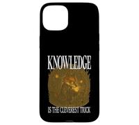 KNOWLEDGE IS THE CLEVEREST TRICK smart Fox reading bookworm Case for iPhone 15 Plus