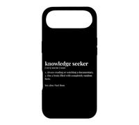 Knowledge Seeker Dictionary Trait Funny Bookworm Case for iPhone Air