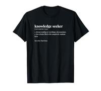 Knowledge Seeker Dictionary Trait Funny Bookworm T-Shirt