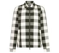 KnowledgeCotton Apparel - Checkered Heavy Flannel Overshirt - Shirt size M, grey