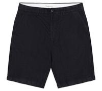KnowledgeCotton Apparel - Chuck Regular Linen Shorts - Shorts size 32, black