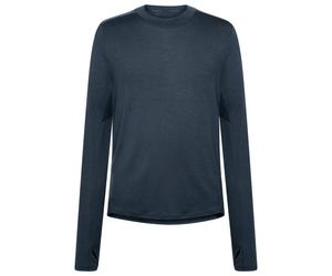 KnowledgeCotton Apparel - Cleaver Wool 175 Single L/S - Merino shirt size 3XL, total eclipse