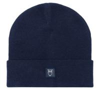 KnowledgeCotton Apparel - Double Layer Fine M. Wool Beanie - Beanie size One Size, blue