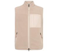 KnowledgeCotton Apparel - ED Adv. Loose Fit Zip Fleece Vest - Fleece vest size L, sand