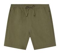 KnowledgeCotton Apparel - Fig Linen-Mix Shorts - Shorts size L, olive