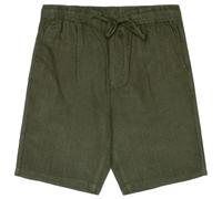 KnowledgeCotton Apparel - Fig Loose Linen Shorts - Shorts size S, olive