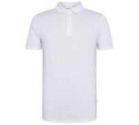 KnowledgeCotton Apparel - Linen Polo - Polo shirt size 3XL, white