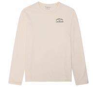 KnowledgeCotton Apparel - Long Sleeved Camping Back Print - Longsleeve size S, sand