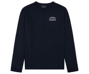 KnowledgeCotton Apparel - Long Sleeved Camping Back Print - Longsleeve size XL, blue