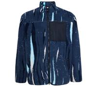 KnowledgeCotton Apparel - Loose Fit Northern Lights Fleece - Fleece jacket size XXL, blue