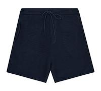 KnowledgeCotton Apparel - Organic Cotton Bubble Knitted Shorts - Shorts size L, blue