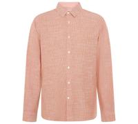 KnowledgeCotton Apparel - Organic Cotton Striped Shirt - Shirt size M, pink