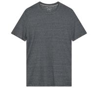 KnowledgeCotton Apparel - Organic Linen Striped T-Shirt - T-shirt size XL, grey