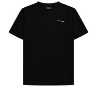 KnowledgeCotton Apparel - Regenerative Organic Cotton Back Print T-Shirt II - T-shirt size XXL, black