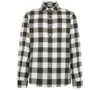 KnowledgeCotton Apparel - Regular Fit Checkered Flannel - Shirt size L, grey